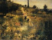Auguste renoir Road Rising into Deep Grass Germany oil painting reproduction